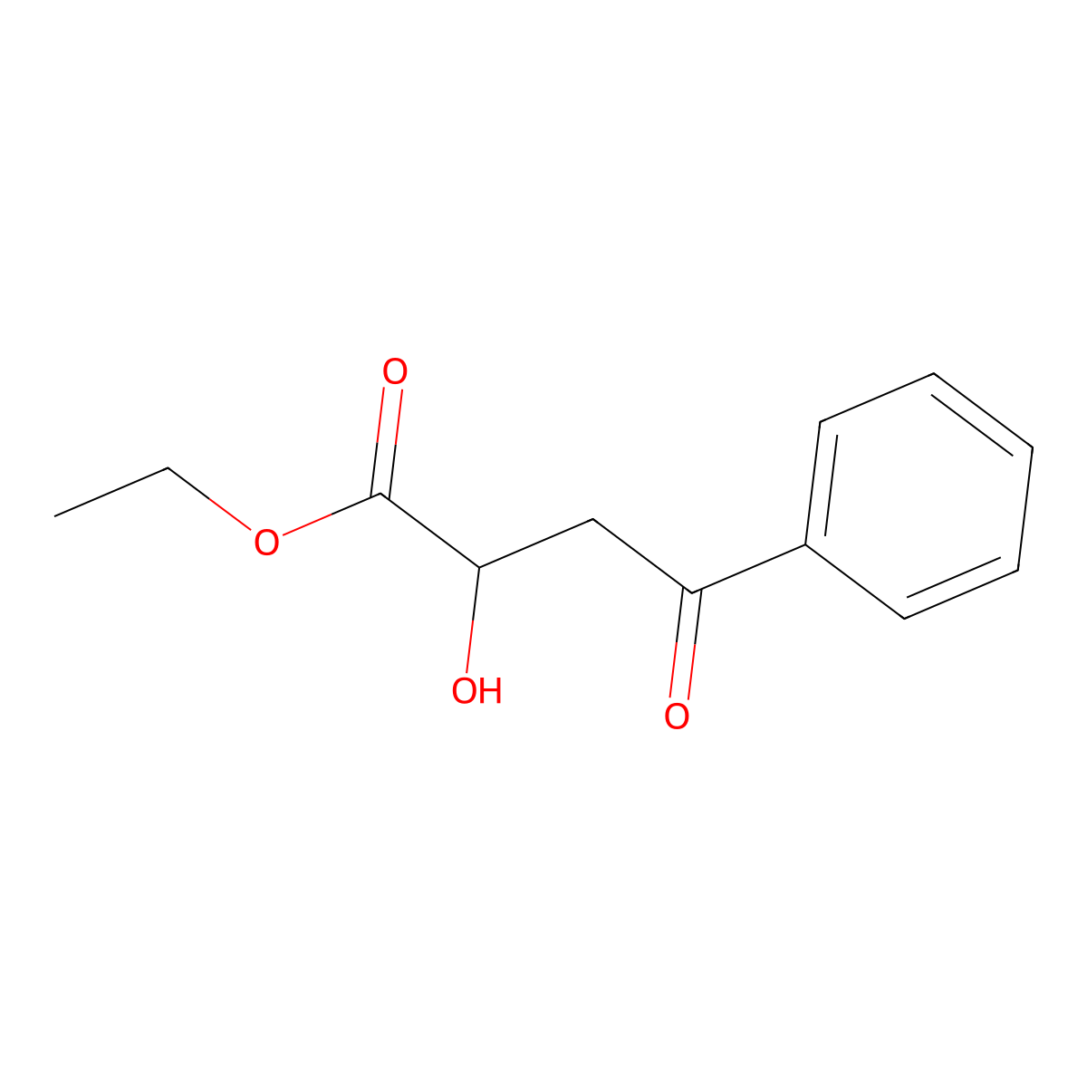 ethyl (2R)-2-hydroxy-4-oxo-4-phenylbutanoate molecular structure, CAS 244277-48-3