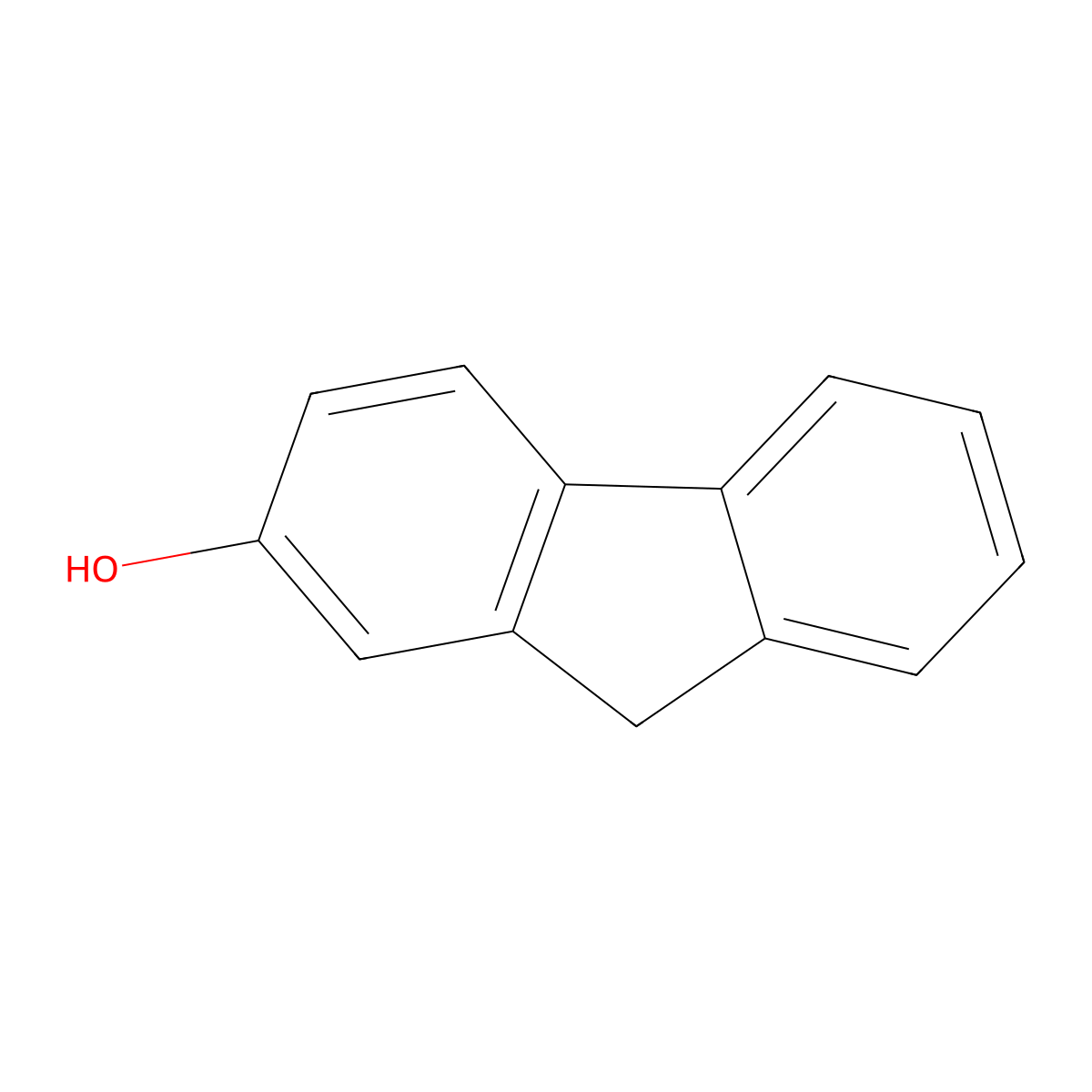 2-Hydroxyfluorene molecular structure, CAS 2443-58-5