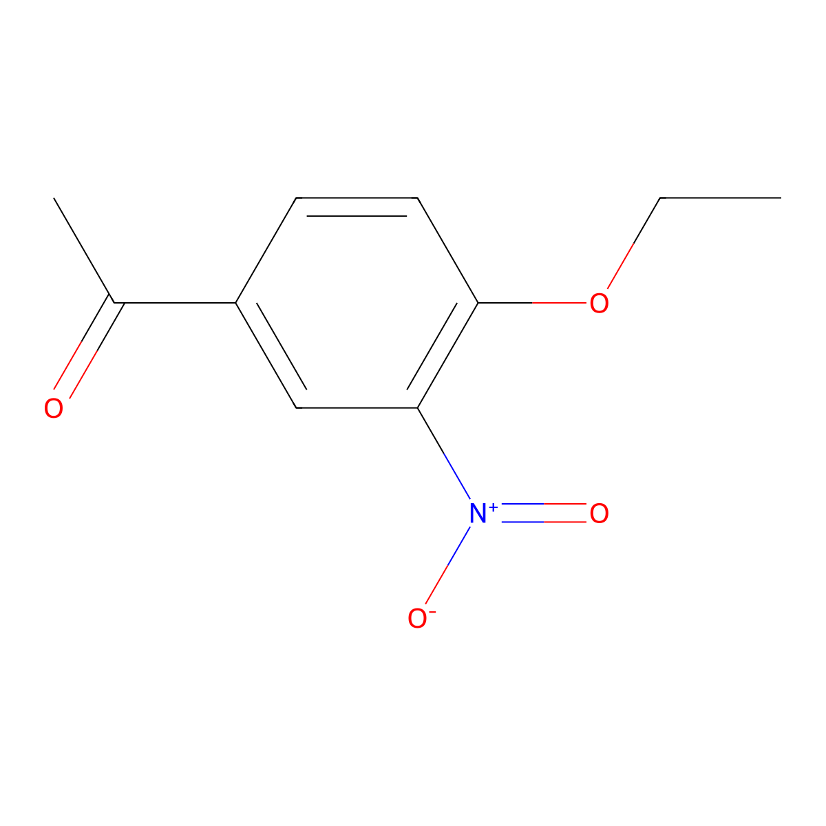 1-(4-Ethoxy-3-nitrophenyl)ethan-1-one molecular structure, CAS 24430-26-0