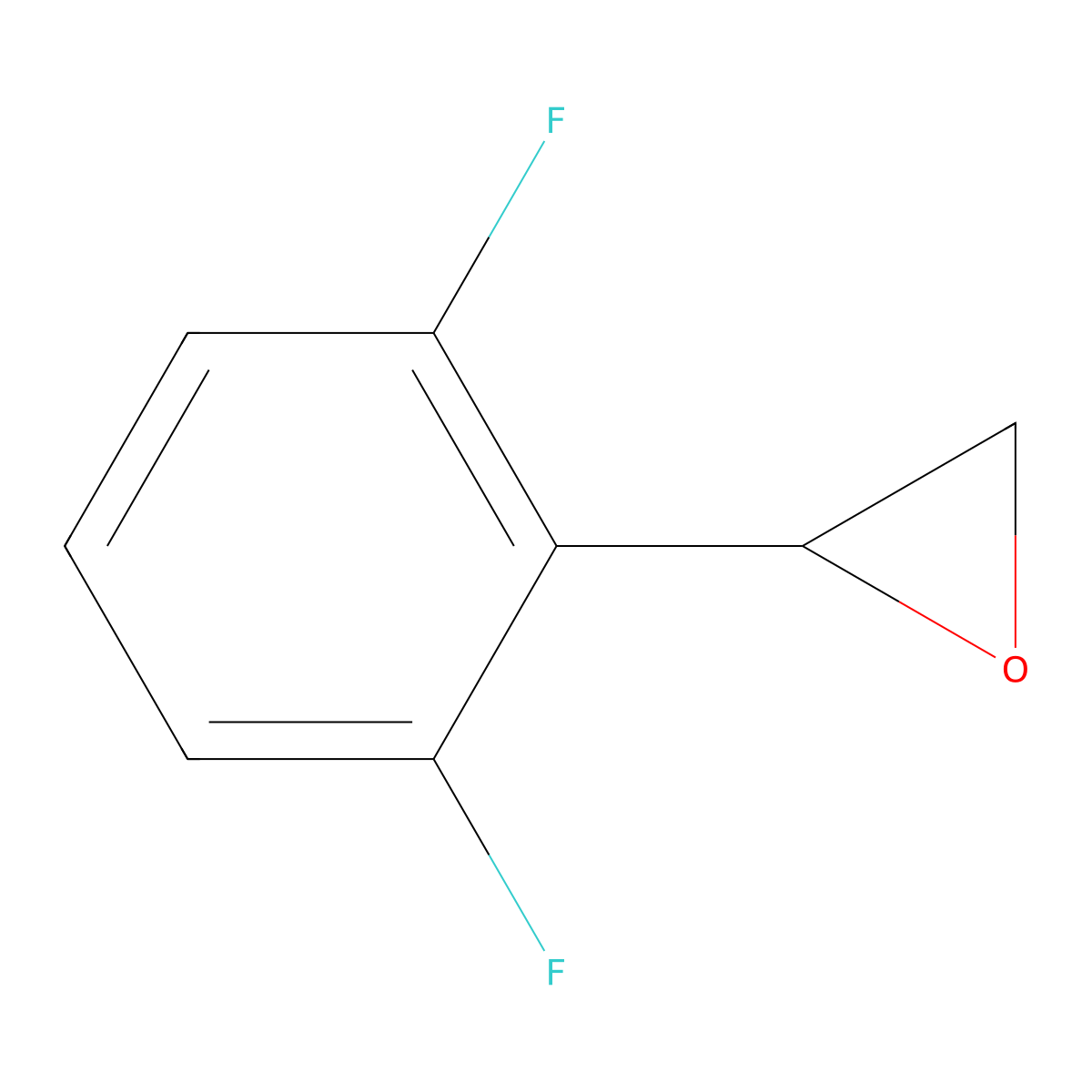 2-(2,6-Difluorophenyl)oxirane molecular structure, CAS 244307-15-1