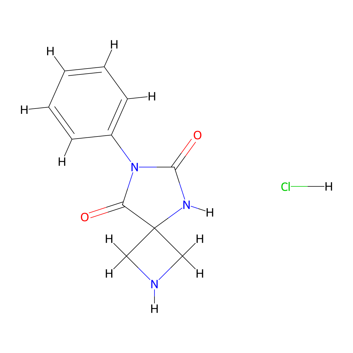 7-Phenyl-2,5,7-triazaspiro[3.4]octane-6,8-dione hydrochloride molecular structure, CAS 2443909-95-1
