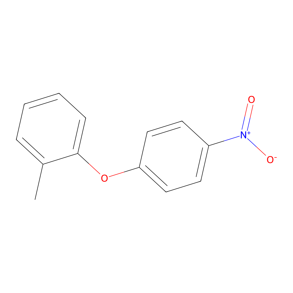 p-Nitrophenyl o-tolyl ether molecular structure, CAS 2444-29-3