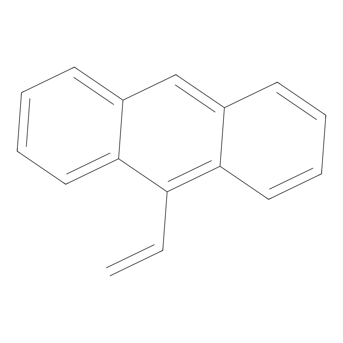 9-Vinylanthracene molecular structure, CAS 2444-68-0