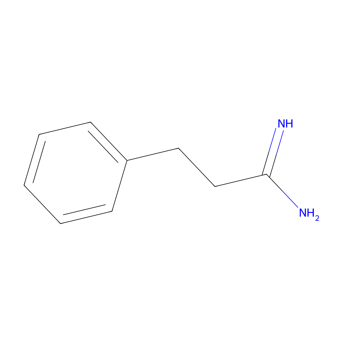 3-Phenylpropanimidamide molecular structure, CAS 24442-03-3