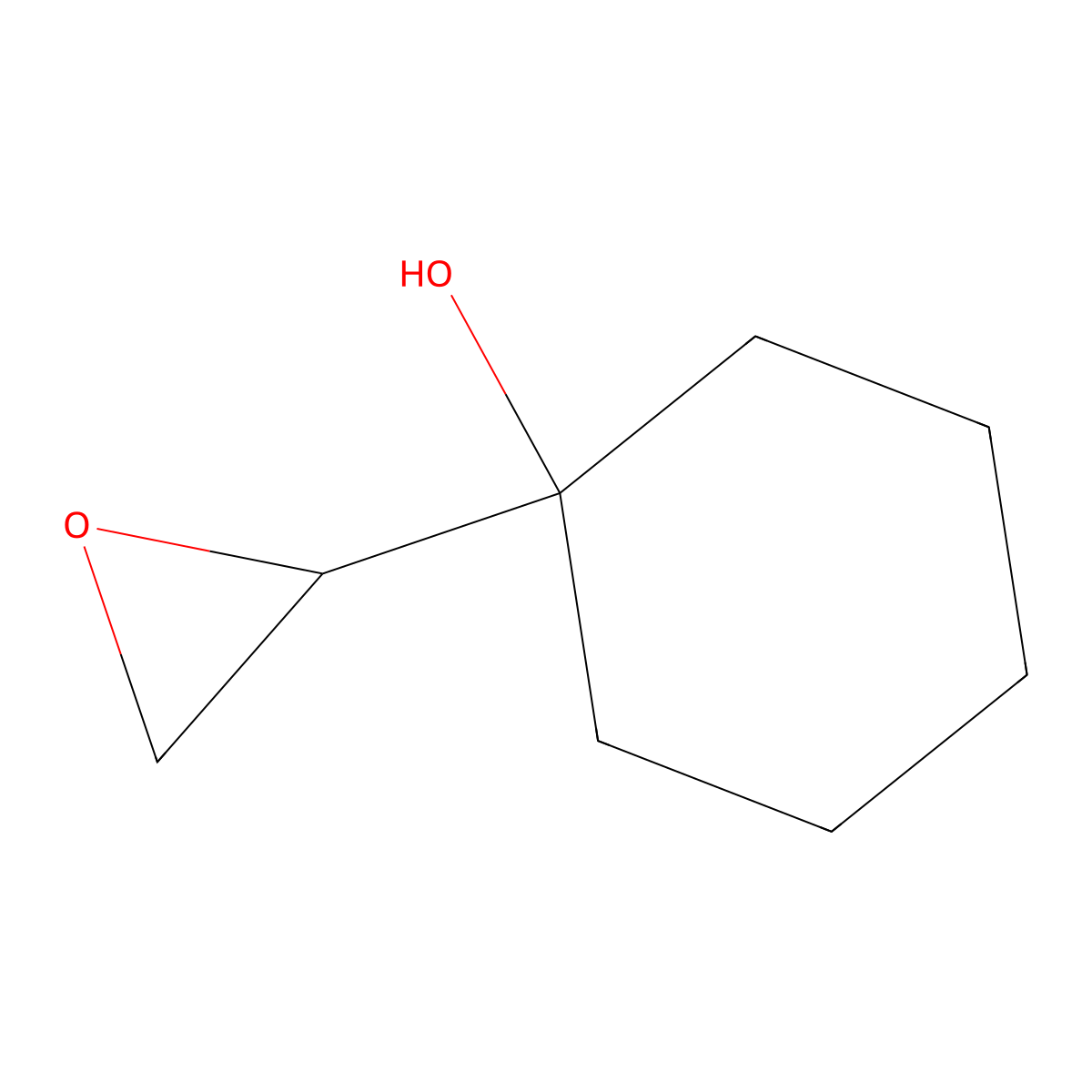 1-(Oxiran-2-yl)cyclohexan-1-ol molecular structure, CAS 24442-56-6