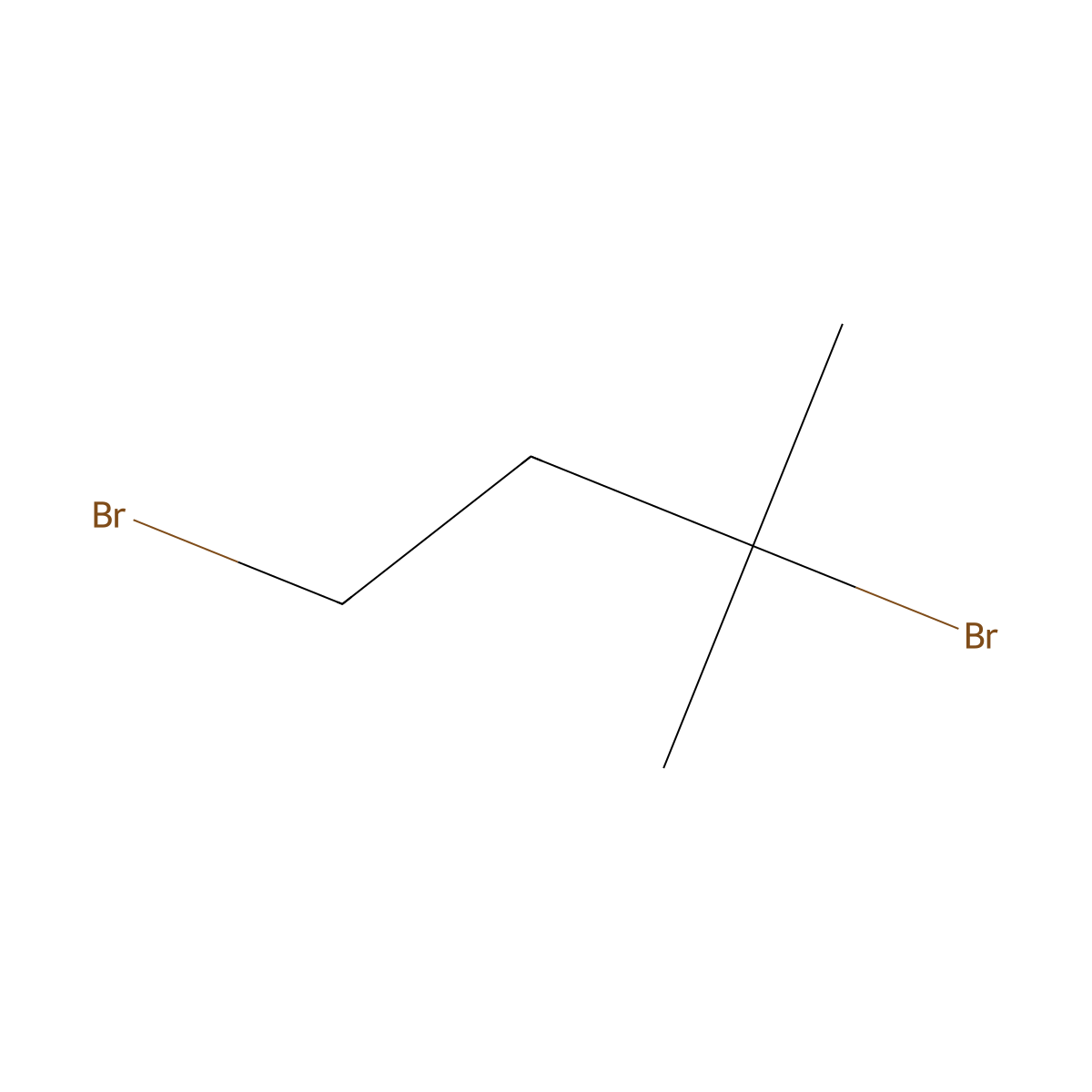 Butane, 1,3-dibromo-3-methyl- molecular structure, CAS 24443-15-0