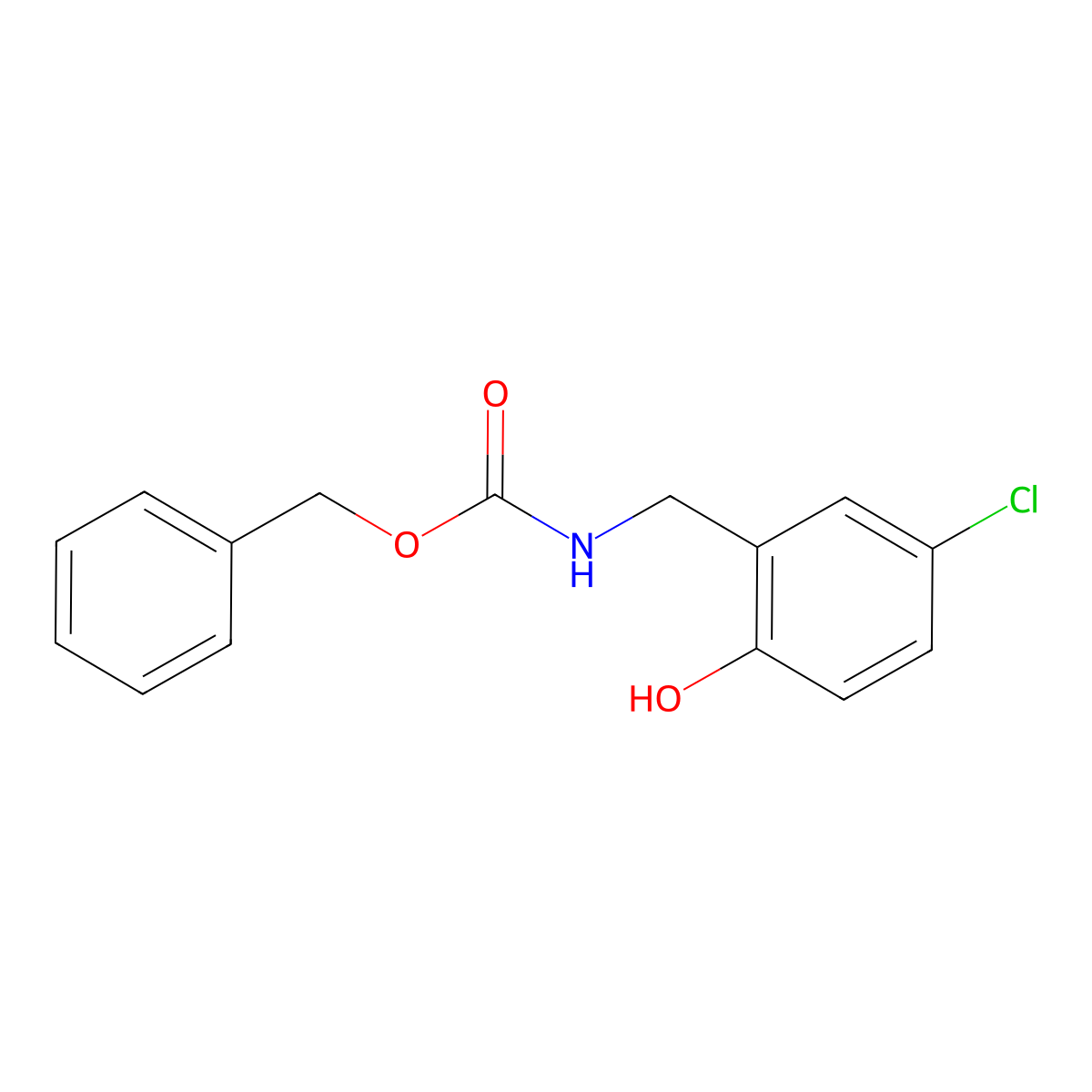 benzyl N-[(5-chloro-2-hydroxyphenyl)methyl]carbamate molecular structure, CAS 2444370-58-3