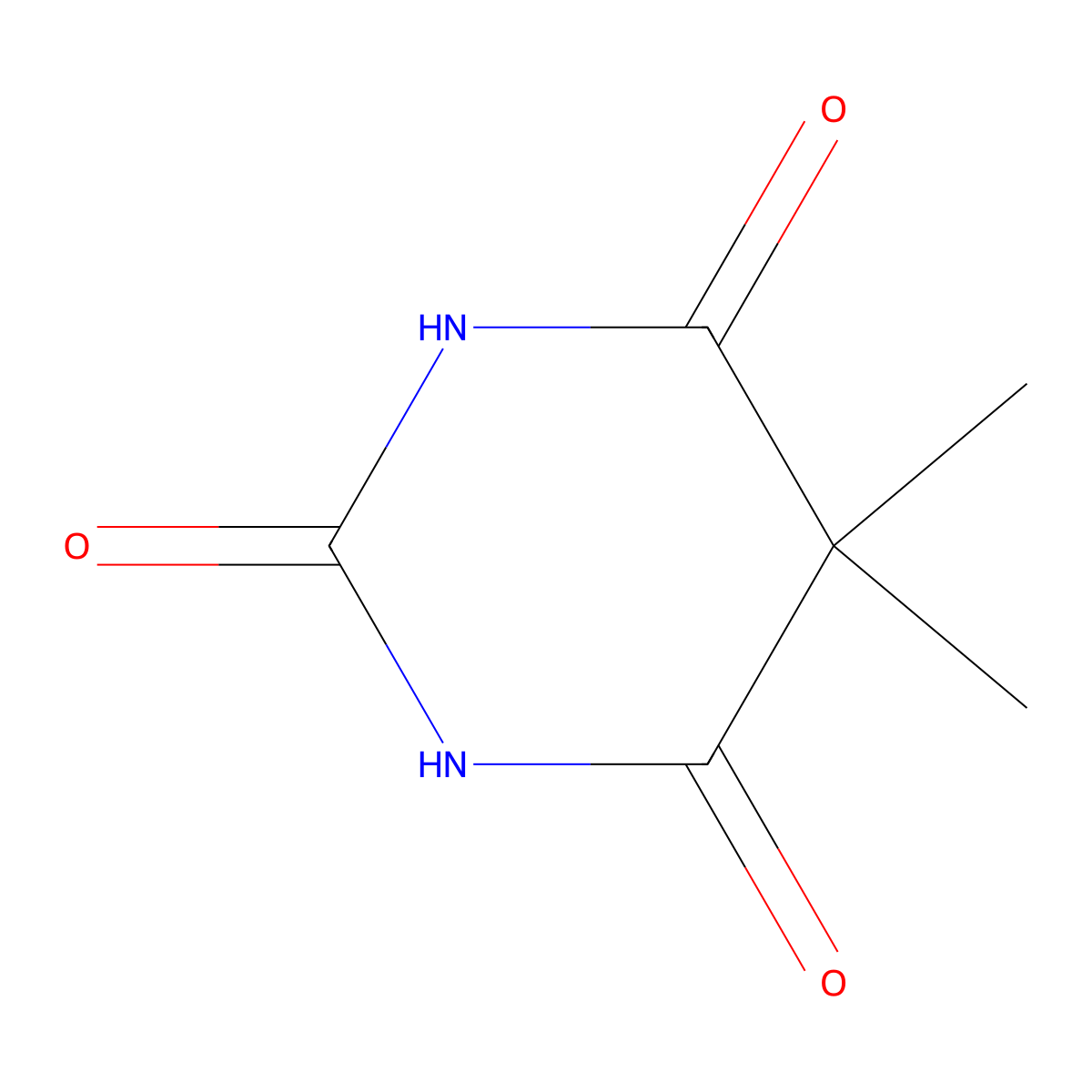 5,5-Dimethyl-2,4,6(1H,3H,5H)-pyrimidinetrione molecular structure, CAS 24448-94-0