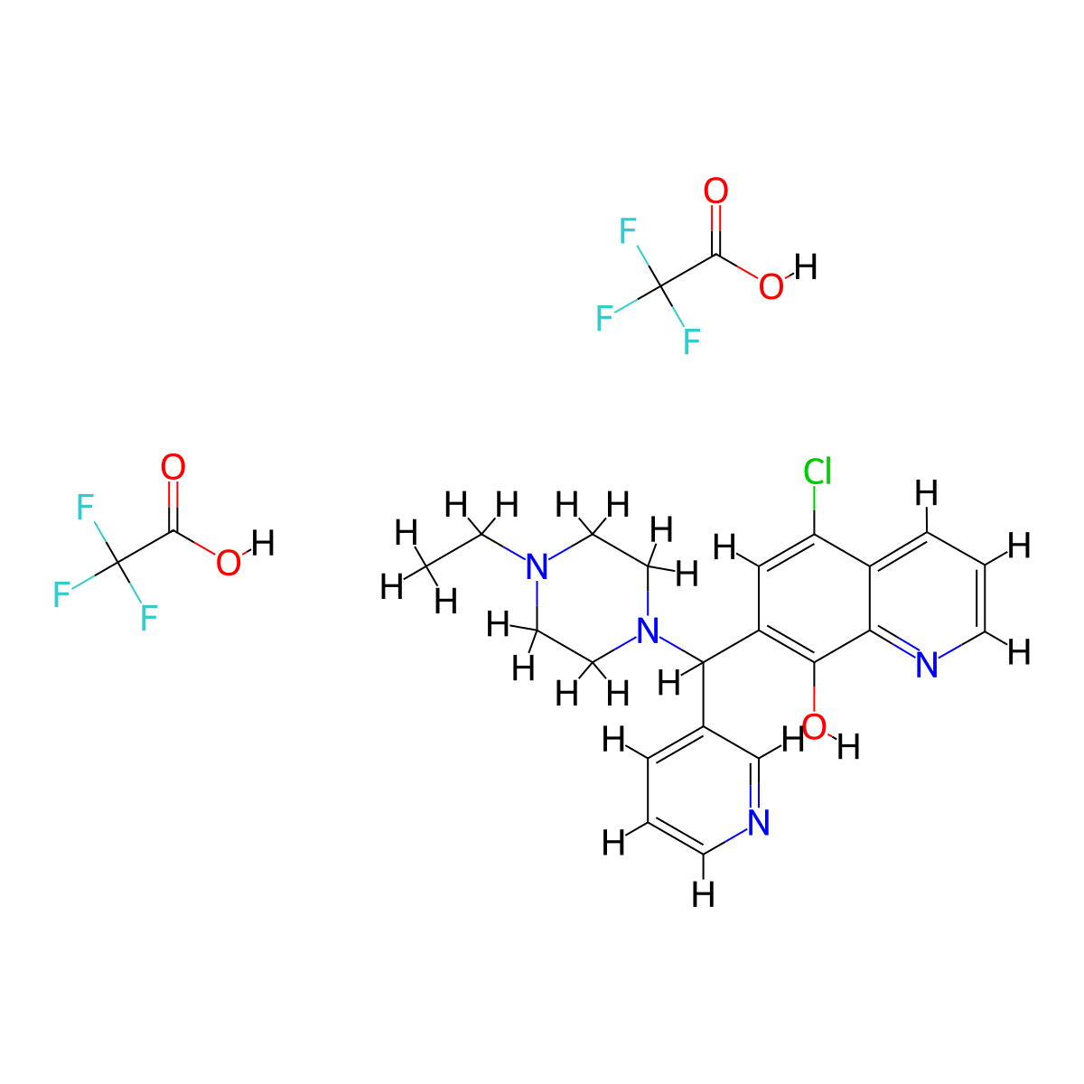 BRD 4354 ditrifluoroacetate molecular structure, CAS 2444837-63-0