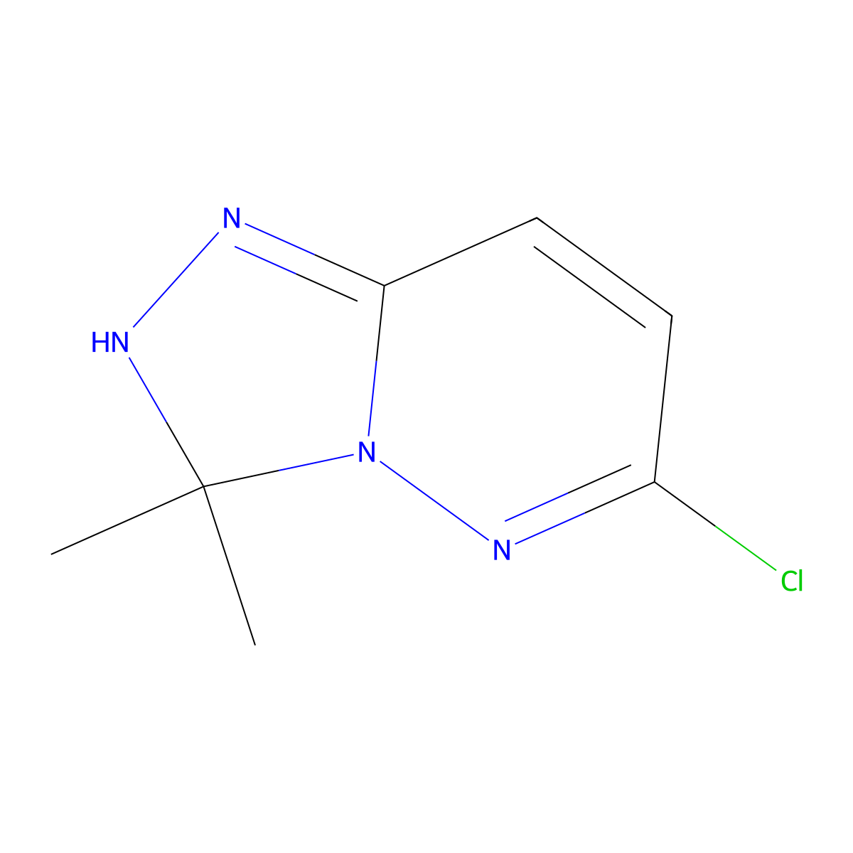 6-Chloro-3,3-dimethyl-2,3-dihydro[1,2,4]triazolo[4,3-b]pyridazine molecular structure, CAS 2444918-57-2