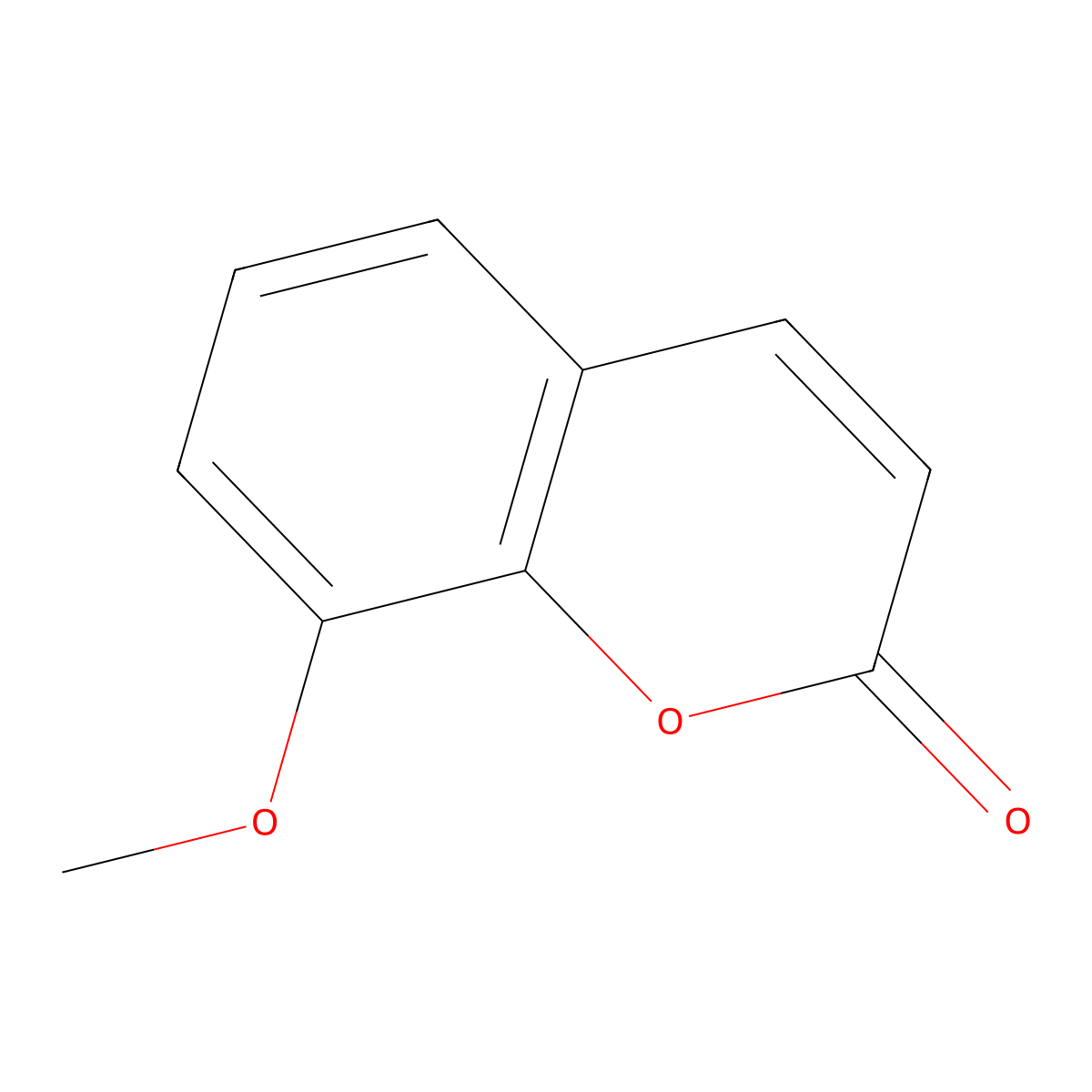 8-Methoxychromen-2-one molecular structure, CAS 2445-81-0