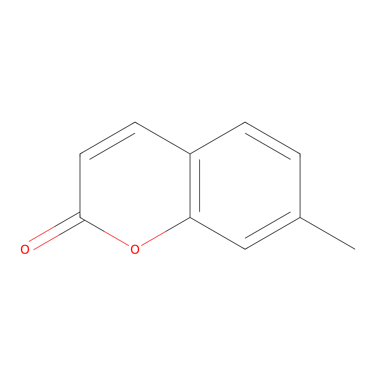 7-Methylcoumarin molecular structure, CAS 2445-83-2