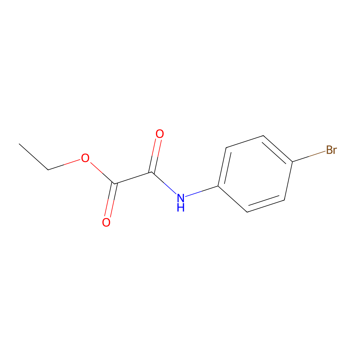 Ethyl (4-Bromoanilino)(Oxo)Acetate molecular structure, CAS 24451-15-8