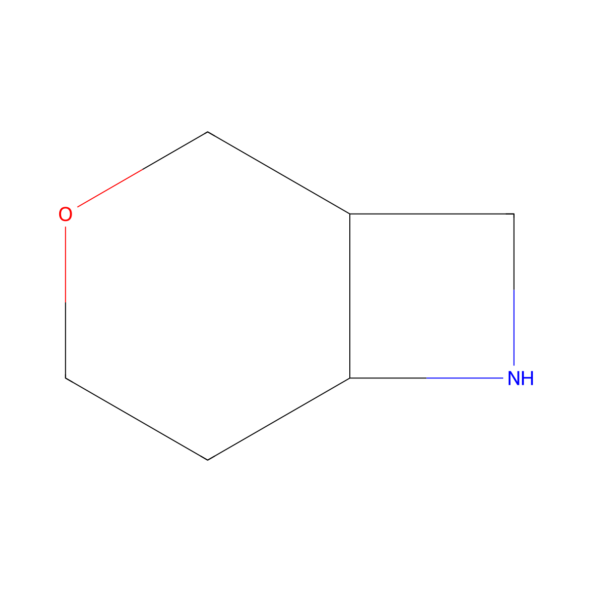 rac-(1R,6R)-3-oxa-7-azabicyclo[4.2.0]octane molecular structure, CAS 2445749-74-4