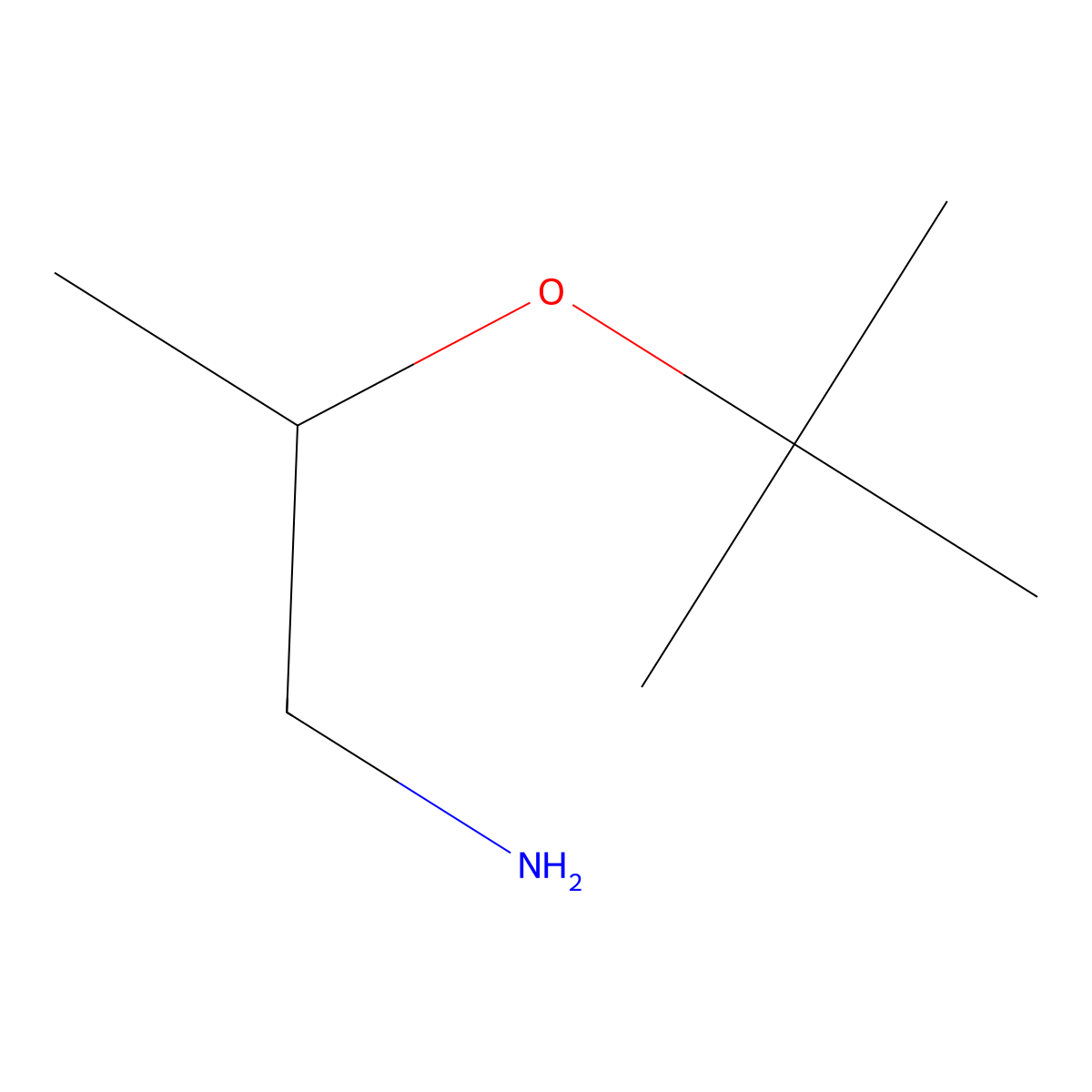 (2S)-2-(tert-butoxy)propan-1-amine molecular structure, CAS 2445749-86-8