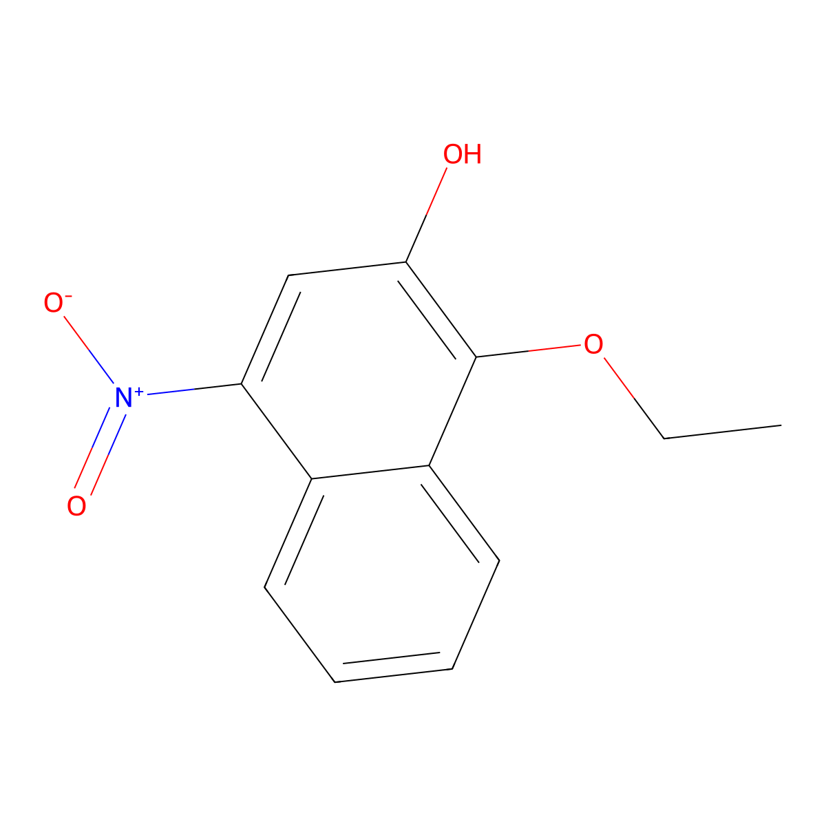1-Ethoxy-4-nitronaphthalen-2-ol molecular structure, CAS 2445786-12-7
