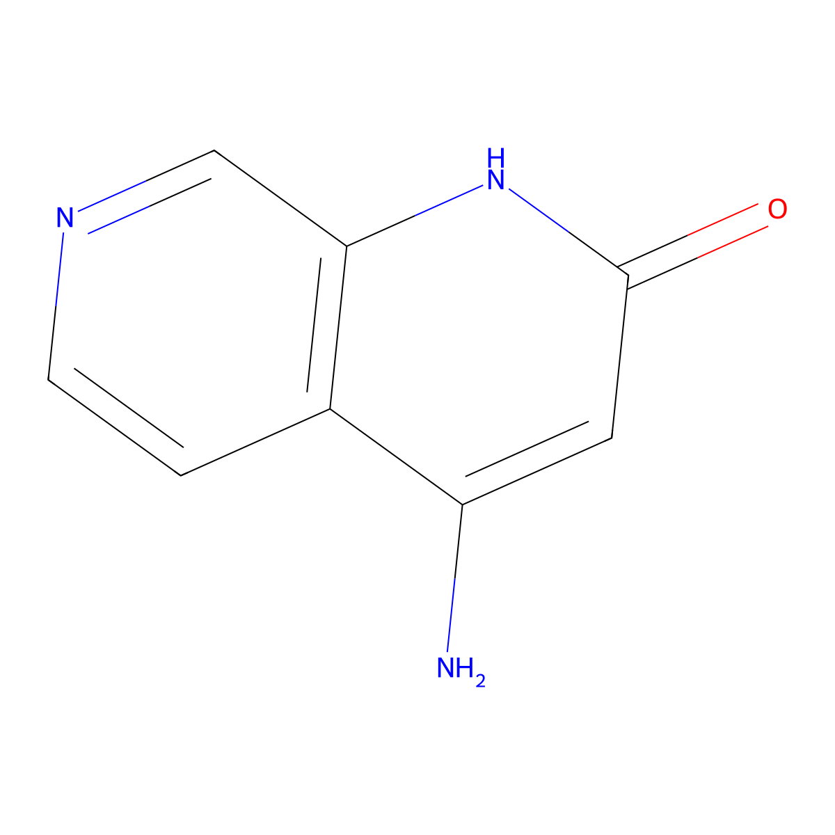 4-Amino-1,2-dihydro-1,7-naphthyridin-2-one molecular structure, CAS 2445786-92-3