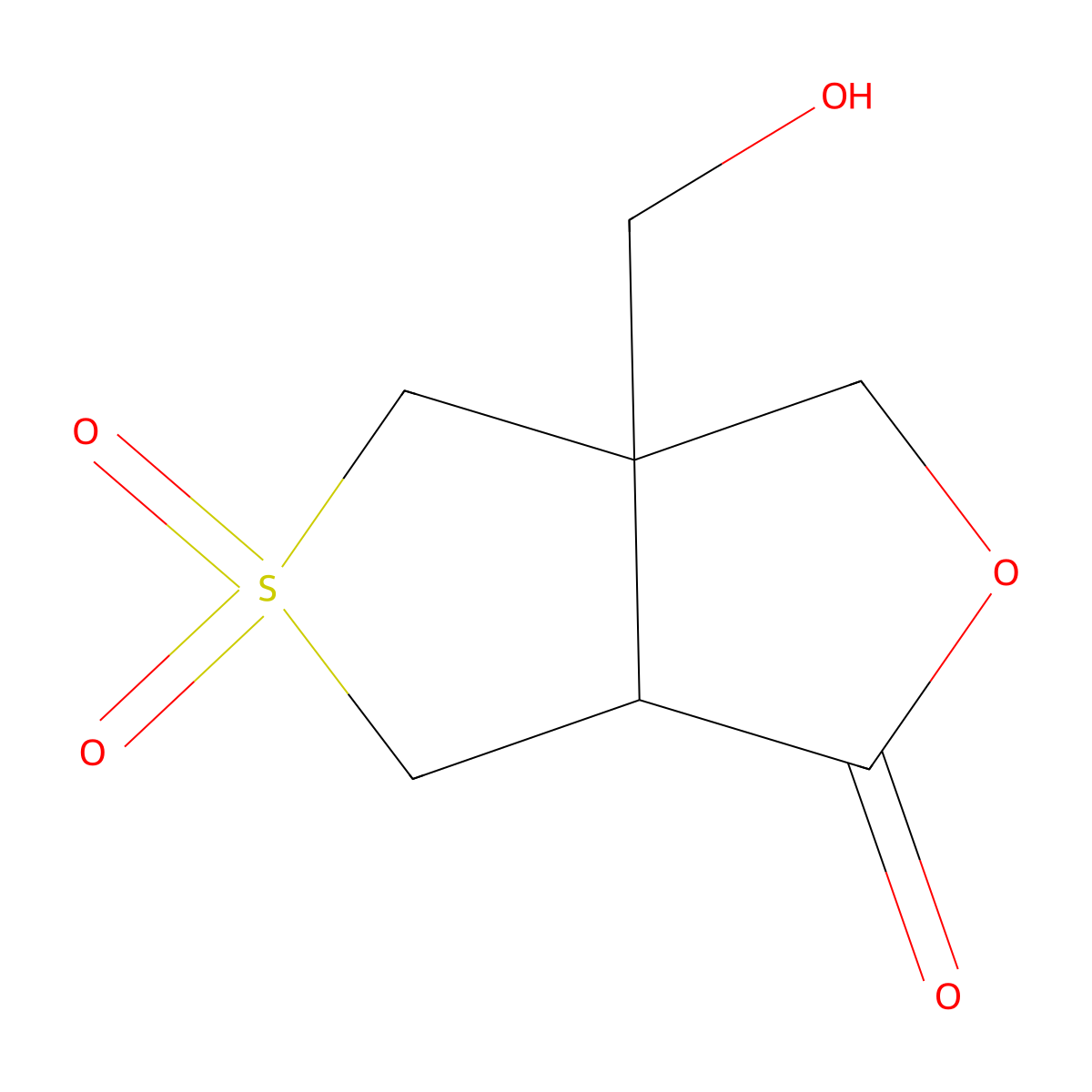 3a-(Hydroxymethyl)-hexahydro-5lambda6-thieno[3,4-c]furan-1,5,5-trione molecular structure, CAS 2445790-38-3