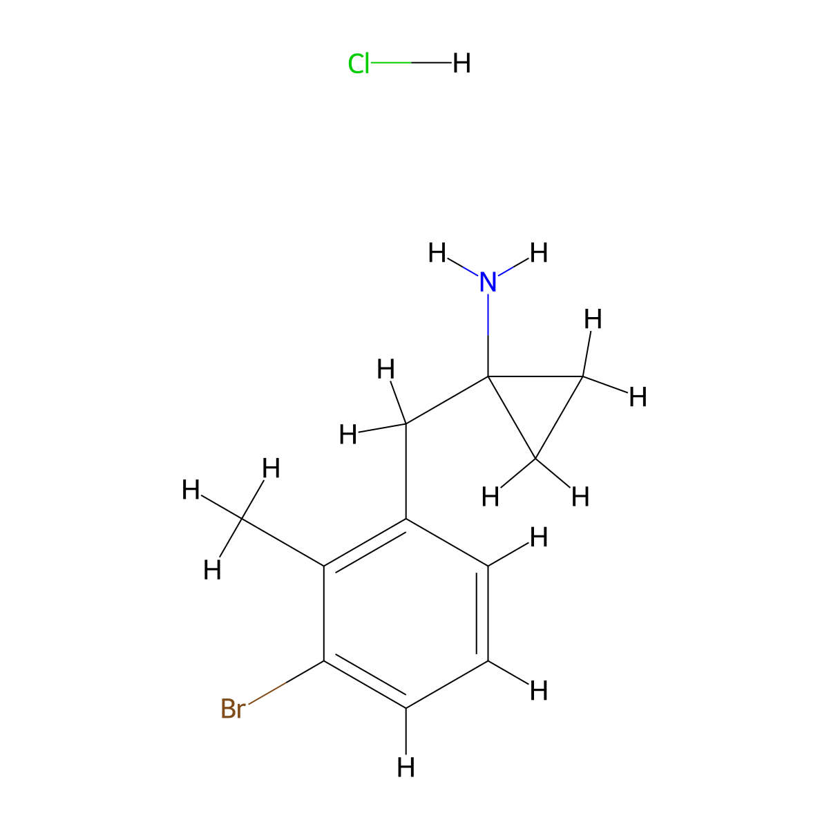 1-[(3-Bromo-2-methylphenyl)methyl]cyclopropan-1-amine hydrochloride molecular structure, CAS 2445790-67-8