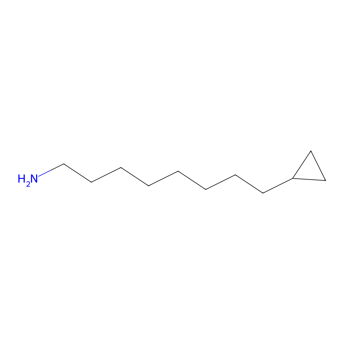 8-Cyclopropyloctan-1-amine molecular structure, CAS 2445791-66-0