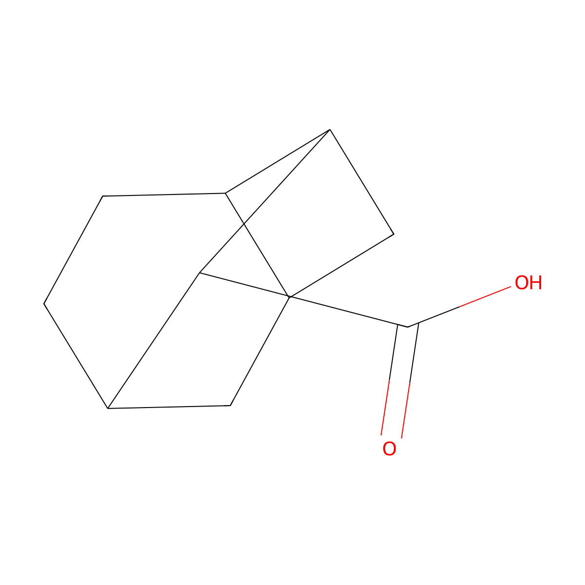 Tricyclo(3.3.1.0,2,7)nonane-6-carboxylic acid molecular structure, CAS 2445791-77-3