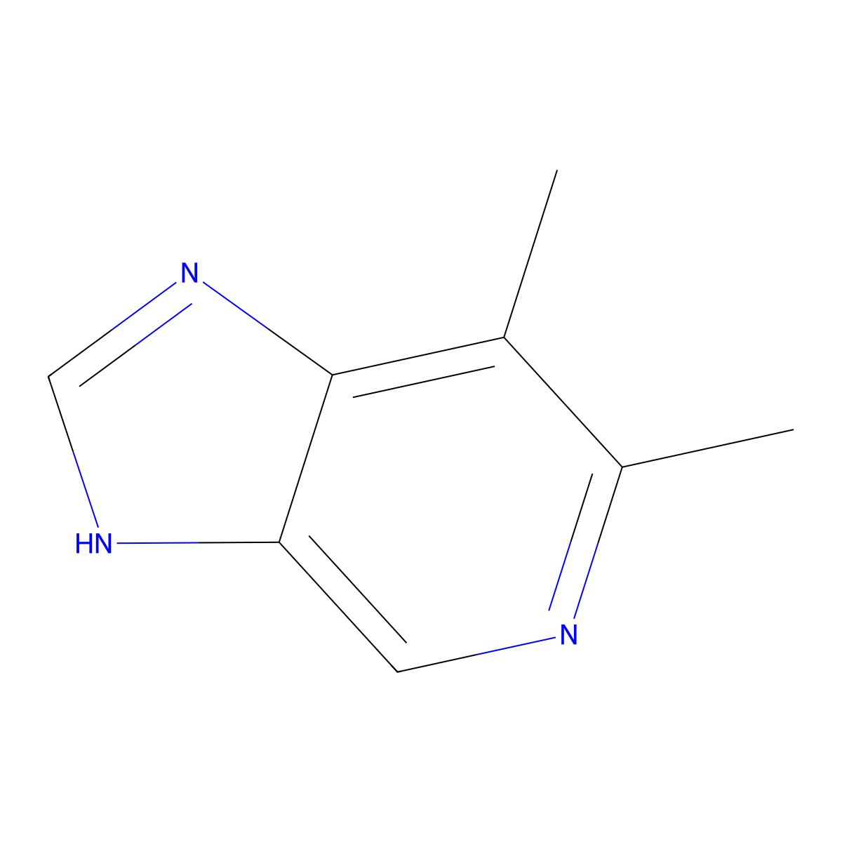 6,7-dimethyl-3H-imidazo(4,5-c)pyridine molecular structure, CAS 2445792-18-5
