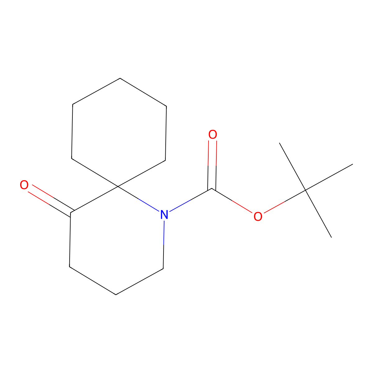 Tert-butyl 5-oxo-1-azaspiro[5.5]undecane-1-carboxylate molecular structure, CAS 2445792-28-7
