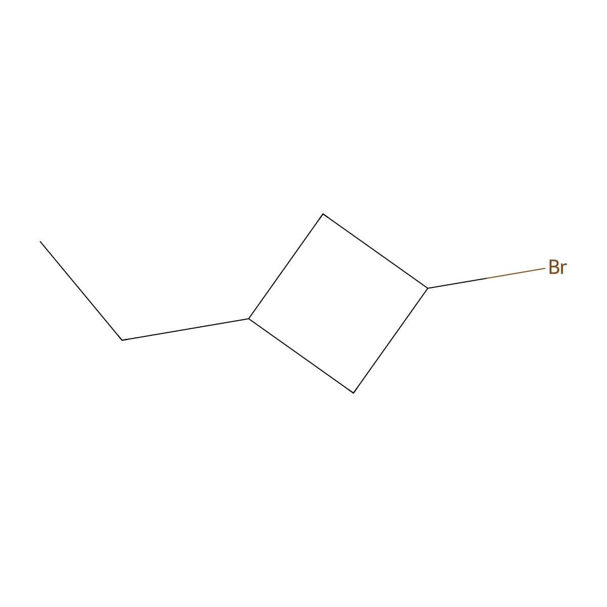 1-Bromo-3-ethylcyclobutane molecular structure, CAS 2445792-43-6