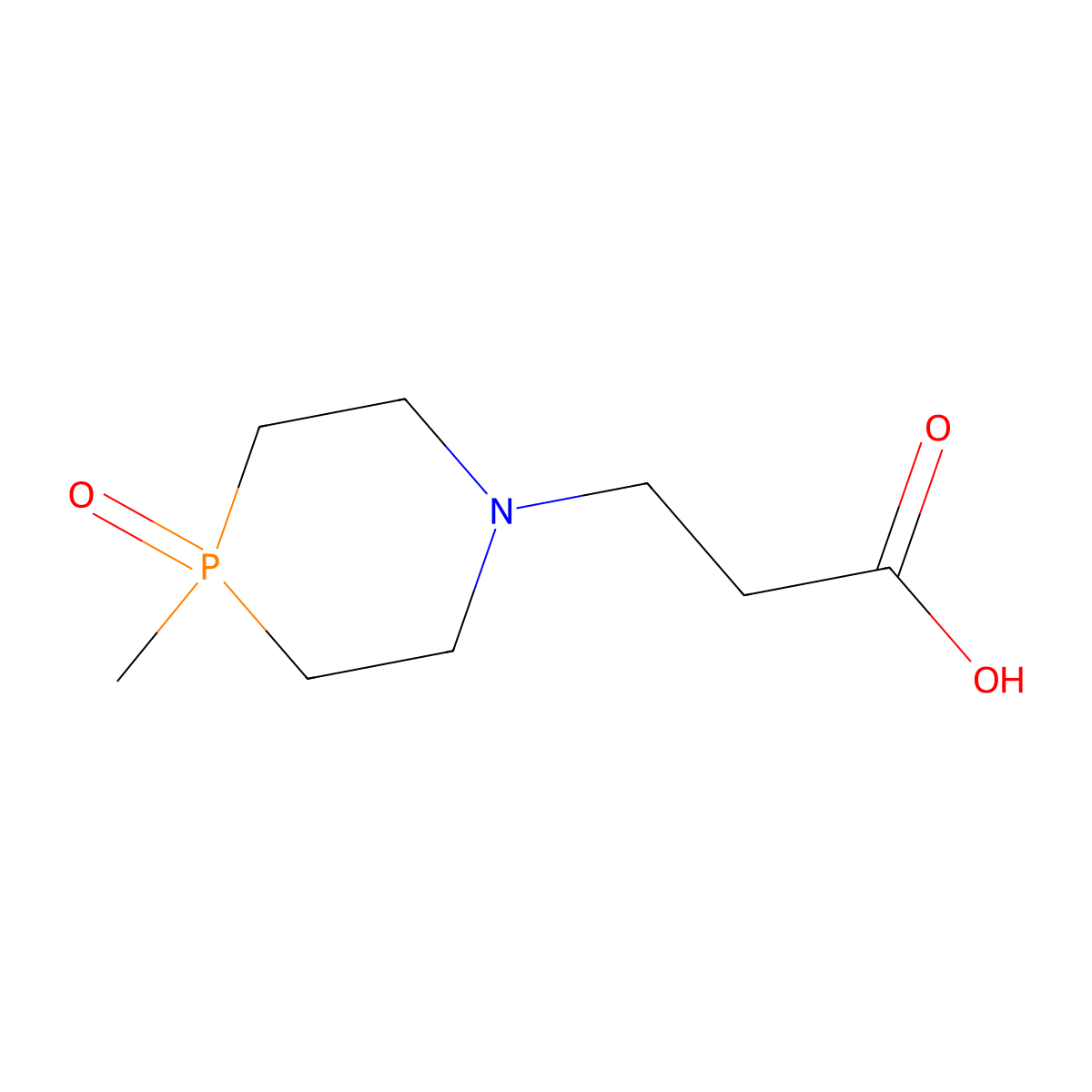 3-(4-Methyl-4-oxo-1,4lambda5-azaphosphinan-1-yl)propanoic acid molecular structure, CAS 2445792-58-3
