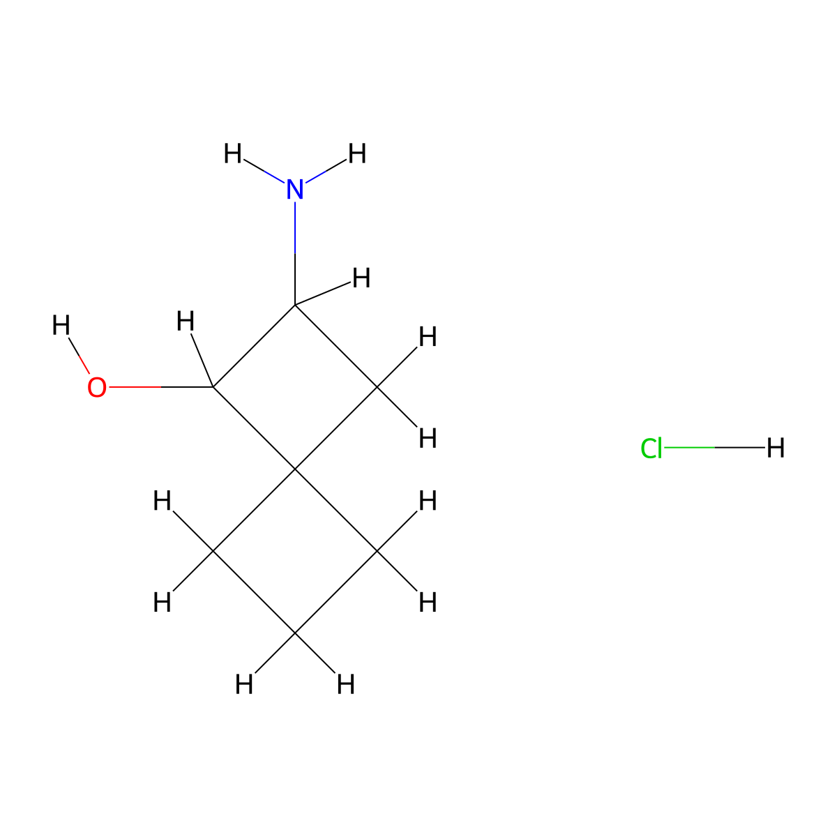 2-Aminospiro[3.3]heptan-1-ol hydrochloride molecular structure, CAS 2445793-44-0