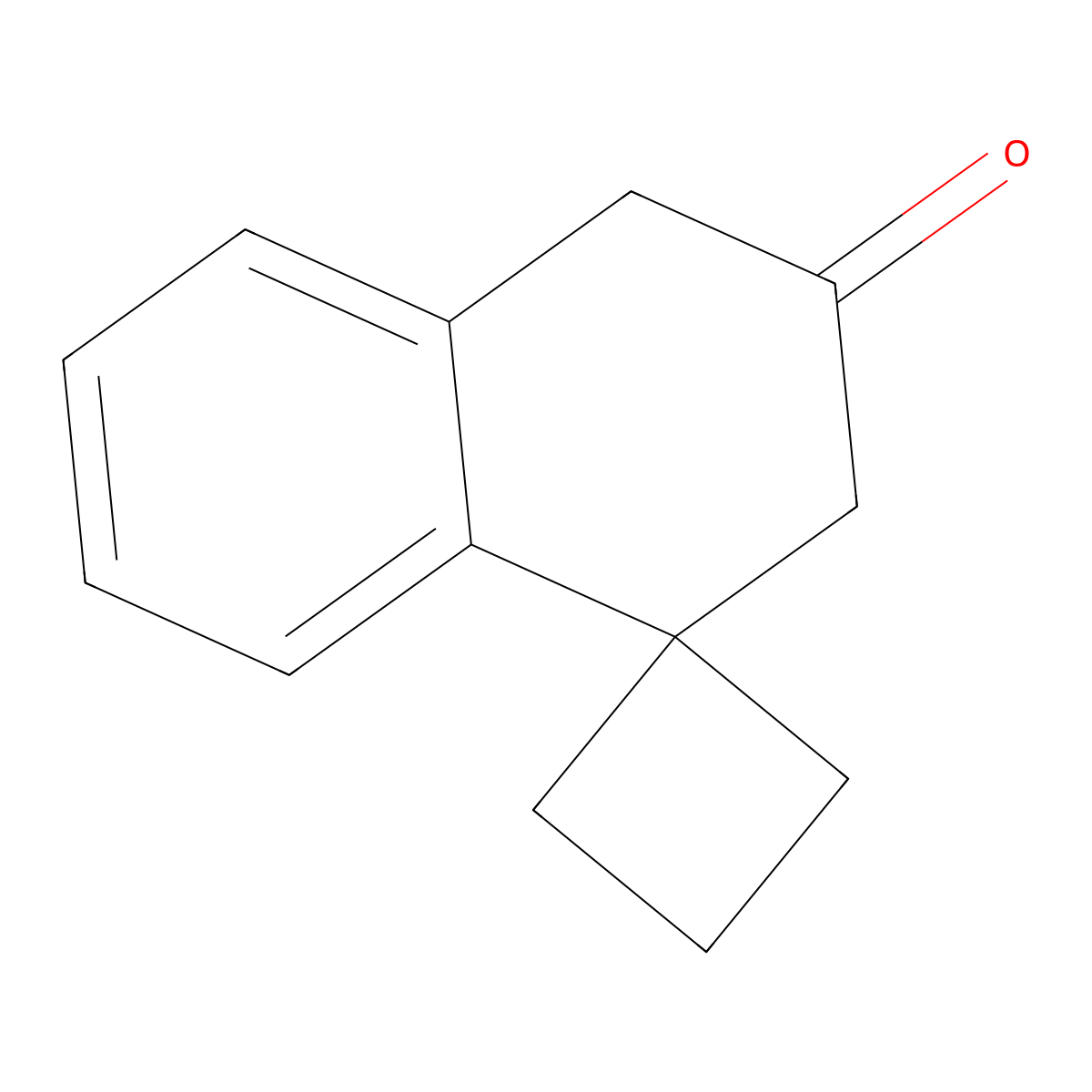 3',4'-dihydro-2'H-spiro[cyclobutane-1,1'-naphthalen]-3'-one molecular structure, CAS 2445793-95-1