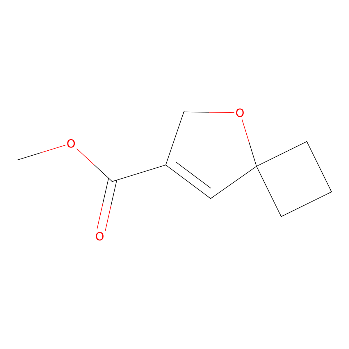 Methyl 5-oxaspiro[3.4]oct-7-ene-7-carboxylate molecular structure, CAS 2445794-13-6