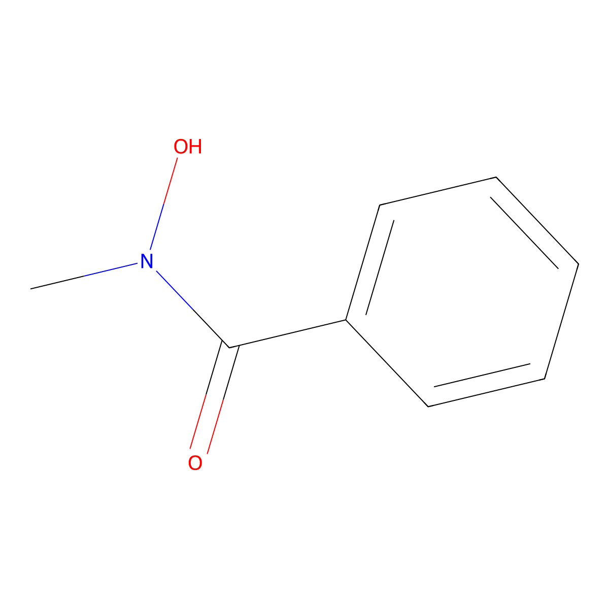 N-hydroxy-N-methylbenzamide molecular structure, CAS 2446-50-6