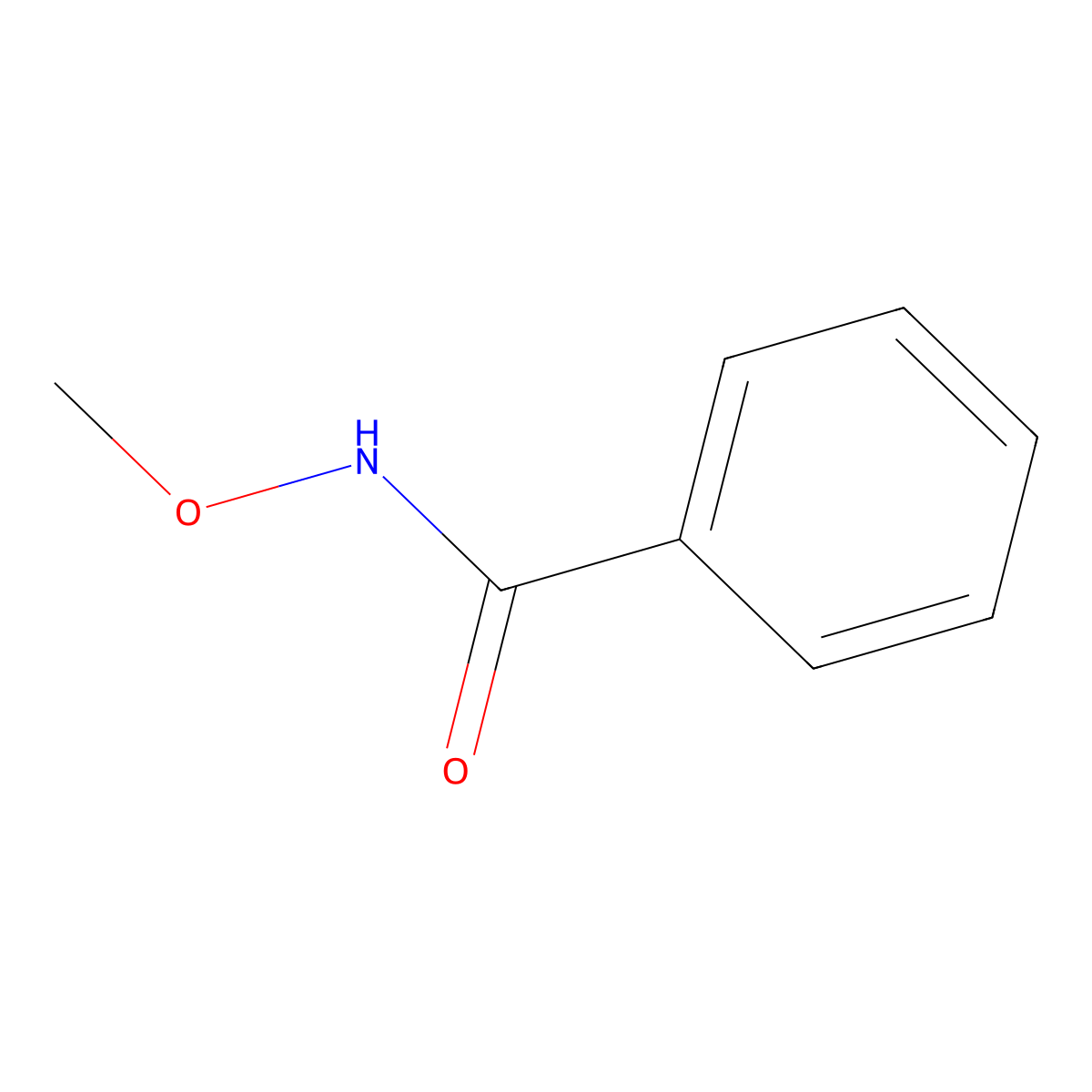 N-Methoxybenzamide molecular structure, CAS 2446-51-7