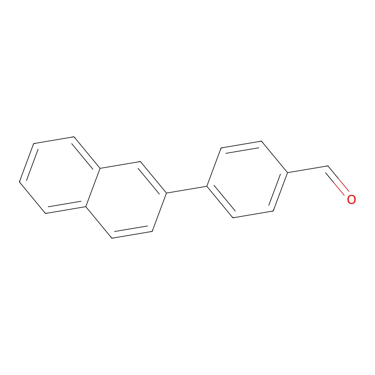 4-Naphthalen-2-yl-benzaldehyde molecular structure, CAS 244615-50-7