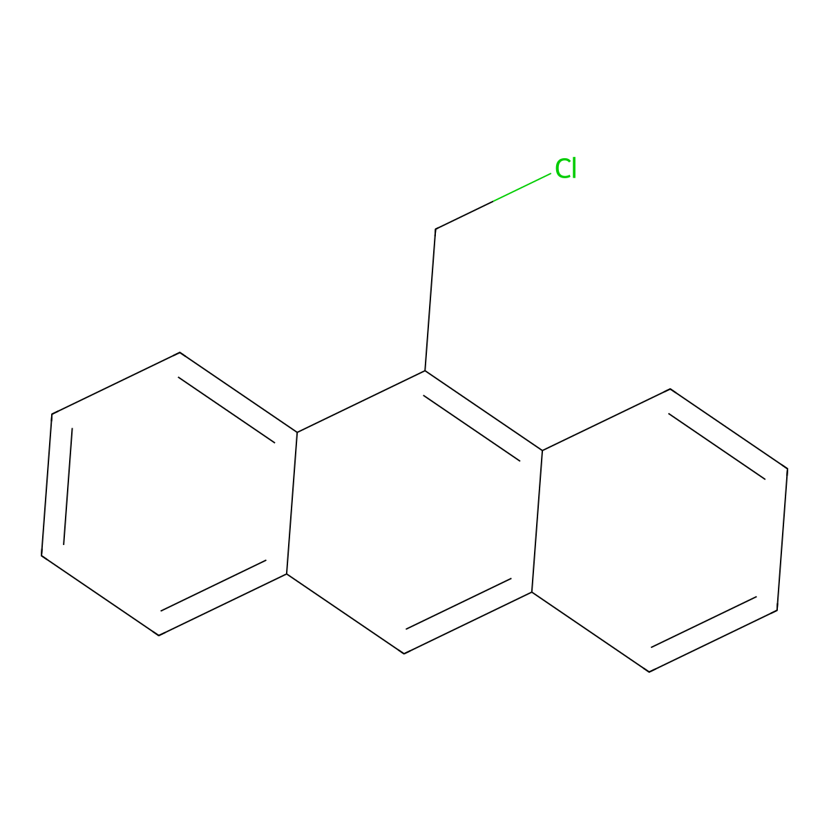 9-(Chloromethyl)anthracene molecular structure, CAS 24463-19-2