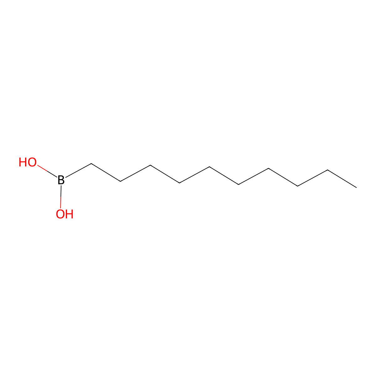 Decylboronic Acid molecular structure, CAS 24464-63-9