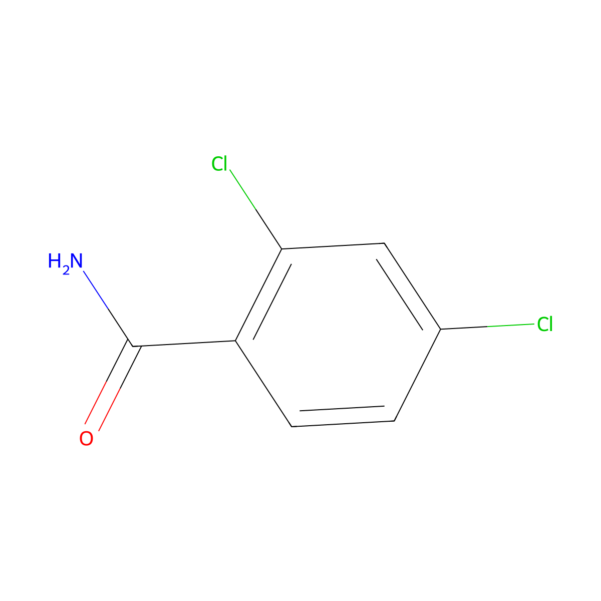 2,4-Dichlorobenzamide molecular structure, CAS 2447-79-2