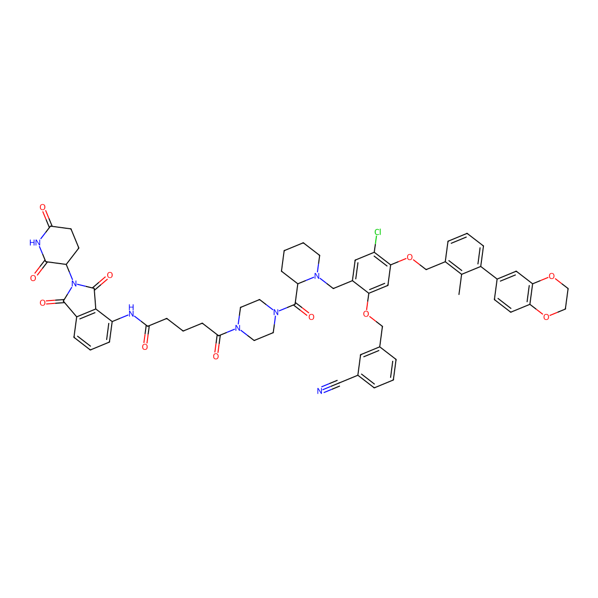 PROTAC PD-1/PD-L1 degrader-1 molecular structure, CAS 2447066-37-5