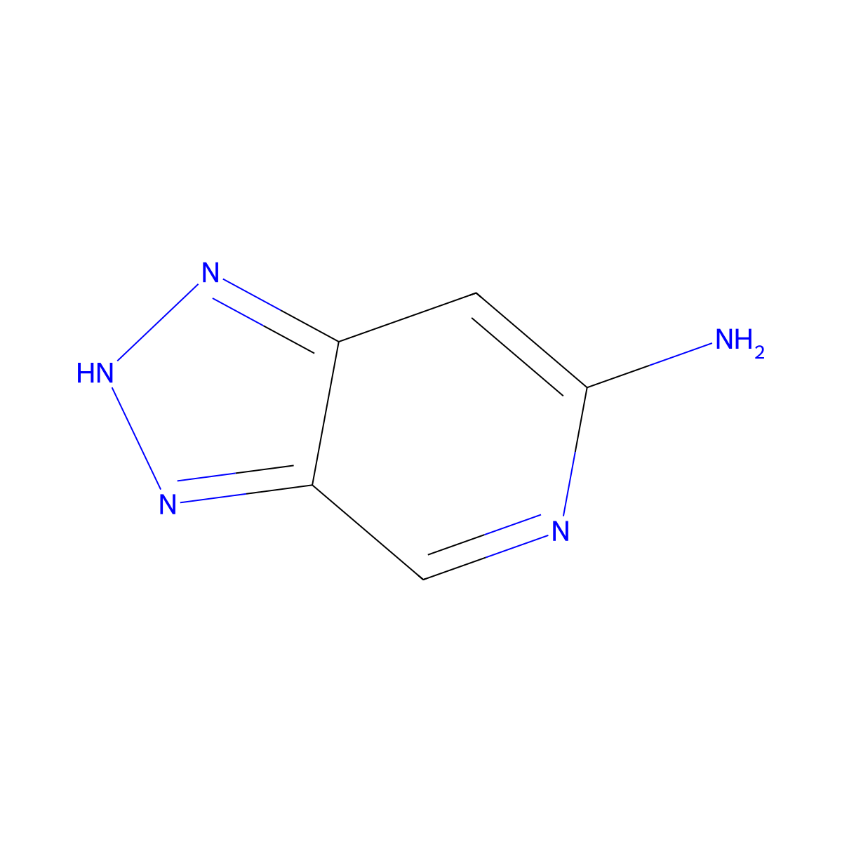1H-1,2,3-Triazolo[4,5-C]pyridin-6-amine molecular structure, CAS 24481-60-5