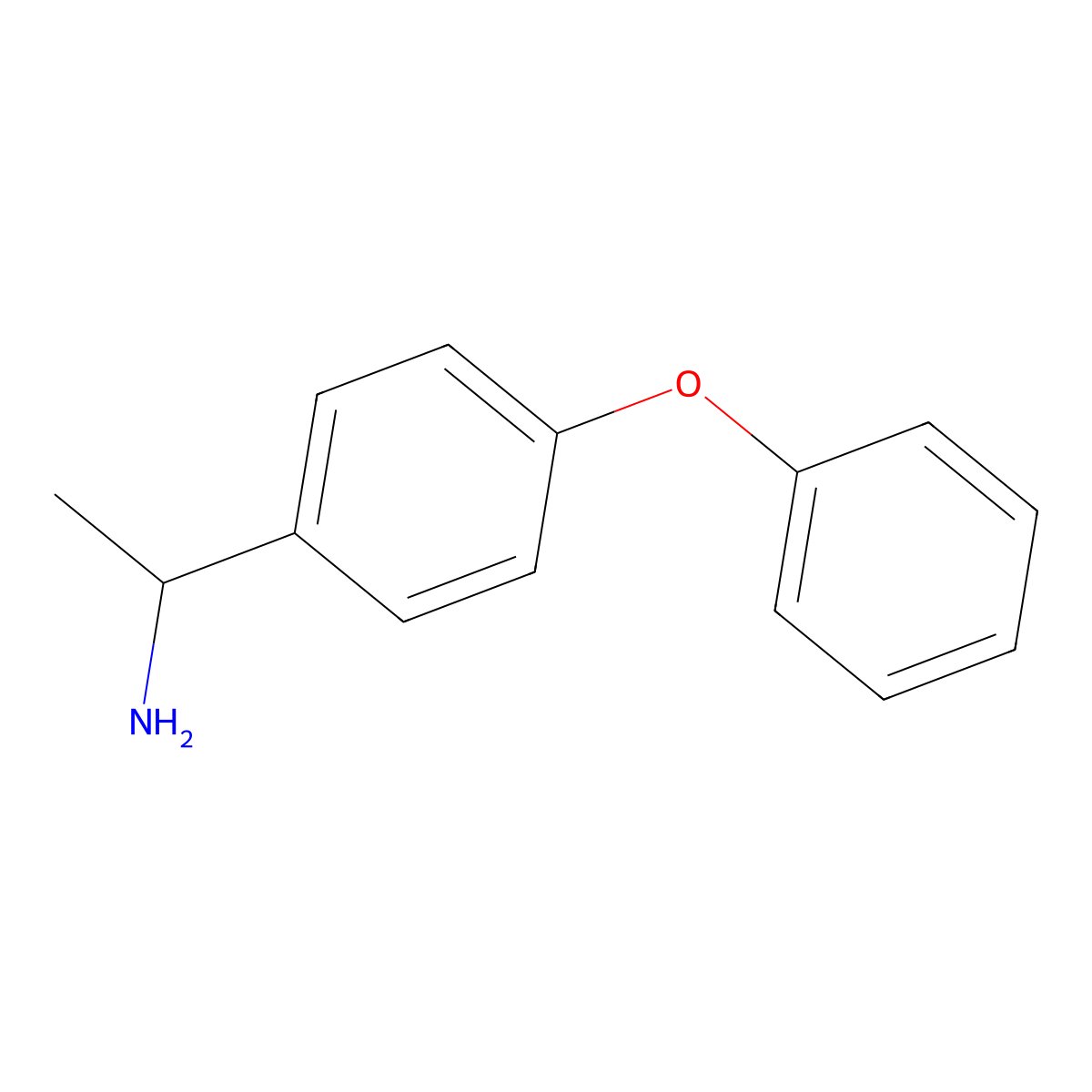 (1R)-1-(4-phenoxyphenyl)ethan-1-amine molecular structure, CAS 2448101-35-5
