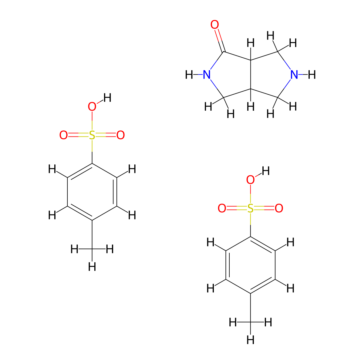 Hexahydropyrrolo[3,4-c]pyrrol-1(2H)-one bis(4-methylbenzenesulfonate) molecular structure, CAS 2448158-06-1
