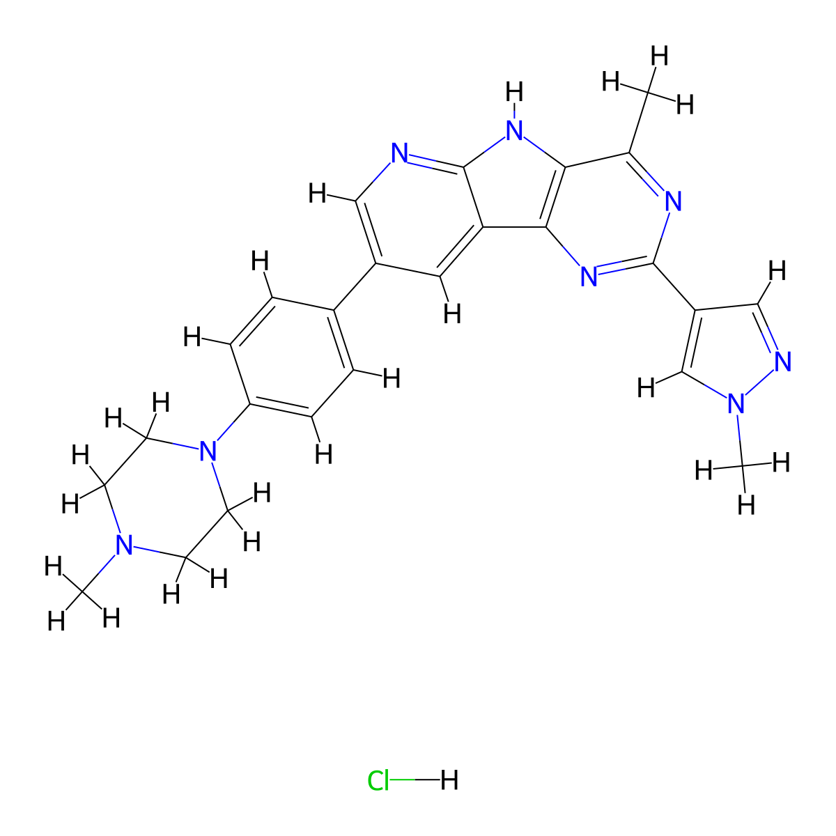 GNE 220 Hydrochloride molecular structure, CAS 2448286-21-1