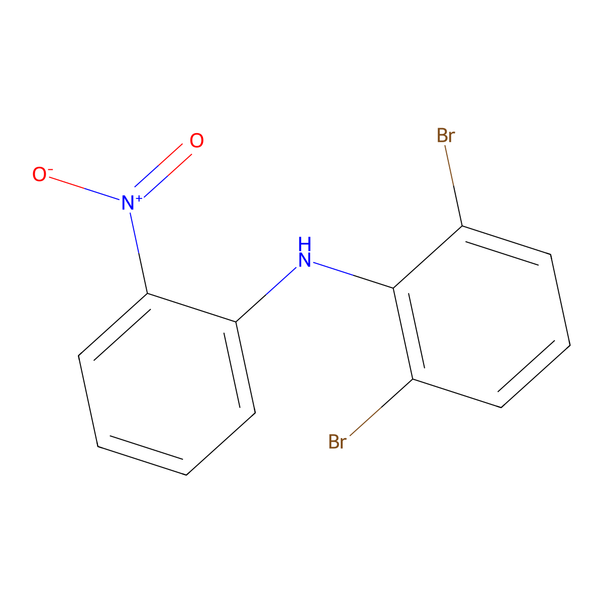 2,6-Dibromo-N-(2-nitrophenyl)aniline molecular structure, CAS 2448398-05-6