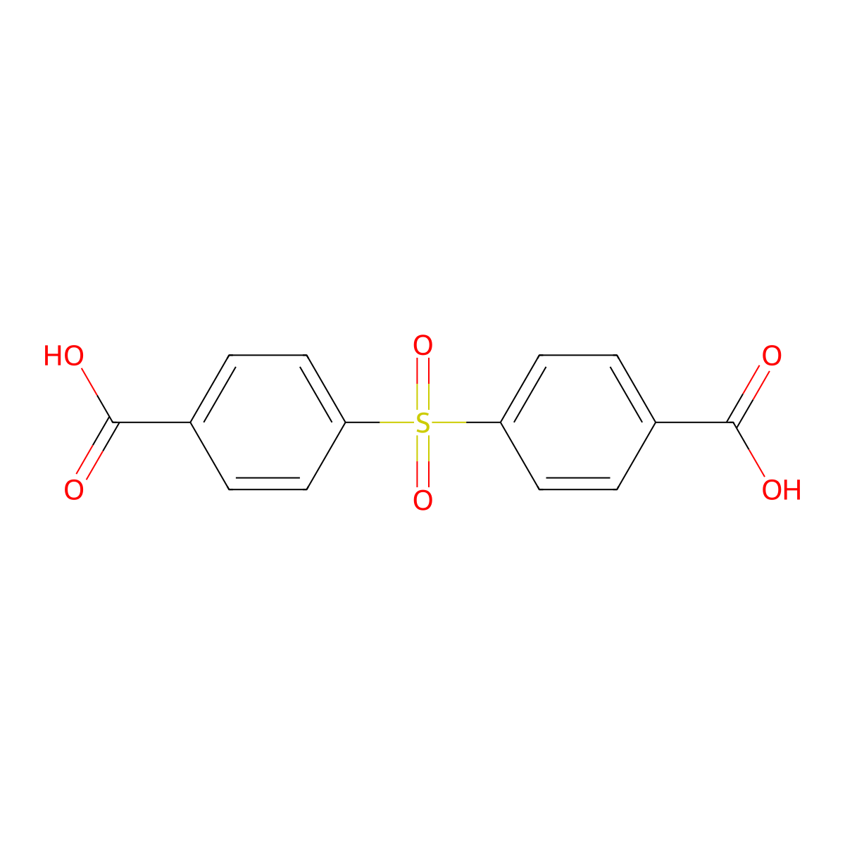 4,4'-Dicarboxydiphenyl Sulfone molecular structure, CAS 2449-35-6