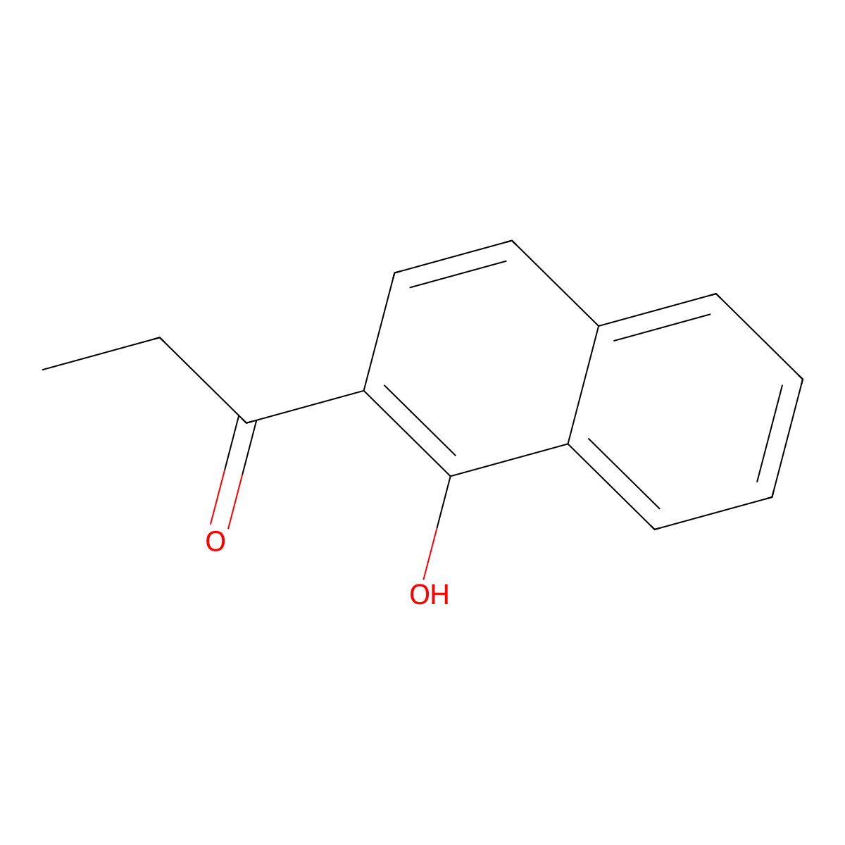 1-(1-Hydroxynaphthalen-2-yl)propan-1-one molecular structure, CAS 24490-31-1