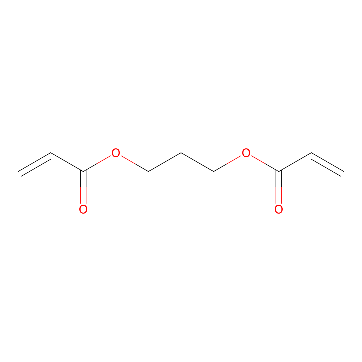 2-Propenoic acid, 1,1'-(1,3-propanediyl) ester molecular structure, CAS 24493-53-6