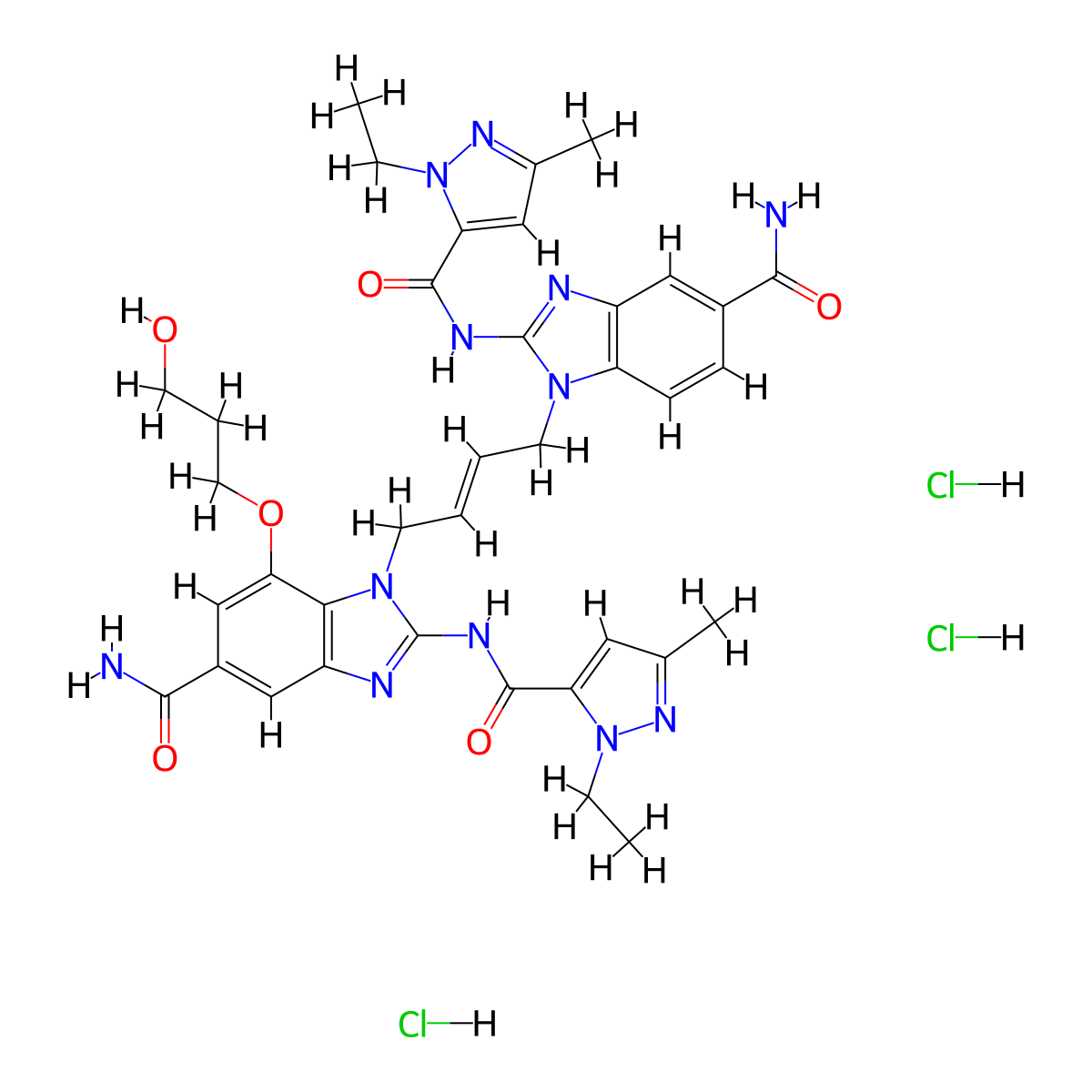 STING agonist-3 trihydrochloride molecular structure, CAS 2449393-01-3
