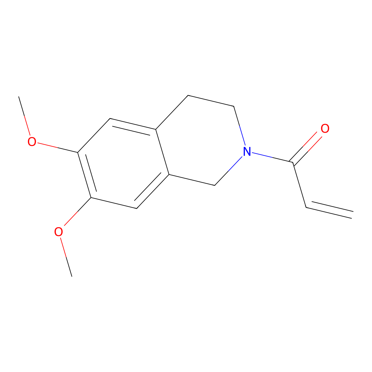 1-(6,7-Dimethoxy-3,4-dihydroisoquinolin-2(1H)-yl)prop-2-en-1-one molecular structure, CAS 245057-86-7