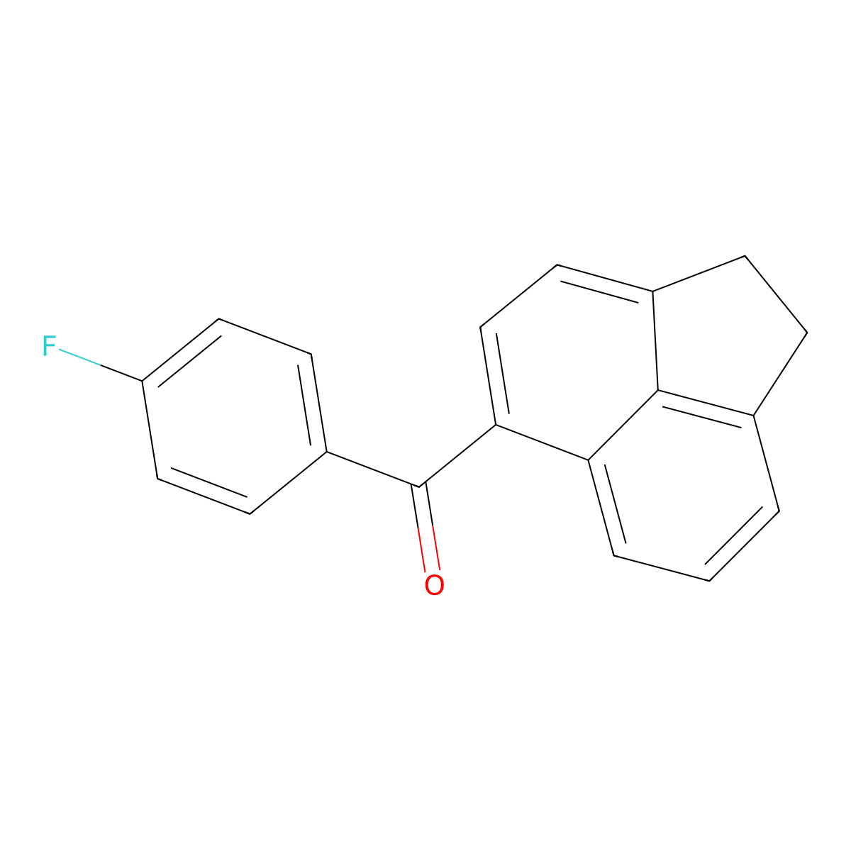1,2-Dihydroacenaphthylen-5-yl(4-fluorophenyl)methanone molecular structure, CAS 245088-91-9